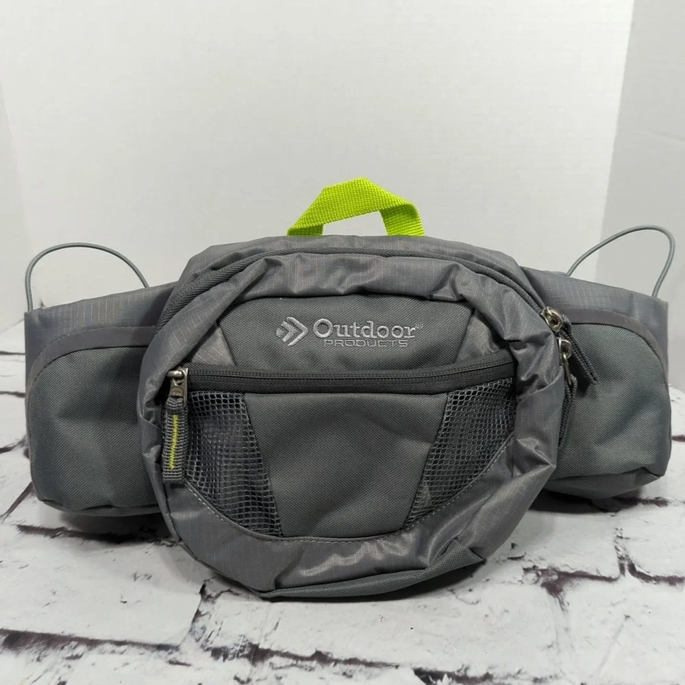 Outdoor Products Fanny Pack Hiking Camping Drink Holder Adjustable Strap Pack